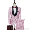 Men's Suits Blazers new two-piece set (suit + western pants) Korean version of the trend mens evening dress groom suit mens dress two-piece set