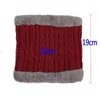 Écharpes en peluche anneau tricoté hiver hommes femmes élastiques tricot silencieux cou plus chaud garder au chaud écharpe en polyester