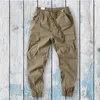 Men's Pants Stylish Jogger Trousers Leisure Men Cargo Simple Multi Pockets Elastic Waist Summer Lightweight