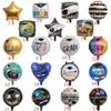 50 pz / lotto Congratulazioni Laurea Palloncini Laurea 2020 Foil Palloncini Regalo di Laurea Globos Ritorno a Scuola Decorazioni Festa di Compleanno261p