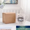 High-end New Ceramic Mug Light Luxury Good-looking Water Cup European Household Living Room Drinking Cups Creative British Style Cups