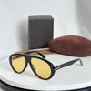 Black Smoke Pilotenzonnebril voor heren 0988 Luxe zonnebril Fashion Summer Sunnies Sonnenbrille UV-beschermingsbril met doos