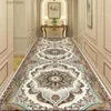 Carpet European Style Carpet Corridor Hallway Longe Area Rugs Stairway Runners Customizable 2M/3M Floor Mat Home Porch Entry Doormat T240219