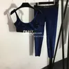 Designer Push Up Tracksuits Luxury Yoga Outfits Sexy Padded Halter Gym Sportswear Activewear For Women