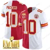 15 Patrick Mahomes 87 Travis Kelce Kansas 2024 Süper Kaseler "Şefler" Jersey Rashee Pirinç Nick Bolton Kadarius Toney Creed Humphrey Chris Jones City