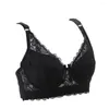 Soutien-gorge 3/4 Coupe Femmes Dames Sous-vêtements sexy Rembourré Dentelle Sheer Soutien-gorge Grand B C D Lingerie Femme Grande Taille