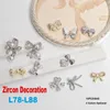 bag Nail Art Decorations Letter Metal CRYSTAL Jewelry Luxury Parts DIY DECOR Manicure 240123