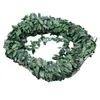 Flores decorativas 5 peças 7.5m hera artificial guirlanda folhagem folhas verdes simuladas videira para cerimônia de festa de casamento tiaras diy