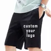 Passen Sie Ihre Sommer-Herrenshorts individuell an, robust und bequem, lockere Streetwear, lässig, für den Strand, zum Binden, elastische Taille 240219