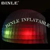 10mDx4,5mH (33x15ft) riesiges buntes Hochzeits-aufblasbares Kuppelzelt mit LED-Licht-Event-Nachtclub-Bar-Pool-Patio-Golf-Festzelt für den Außenbereich