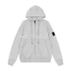 Märke män stänger ner krage vindbrytare blixtlåsspatchar jackor som kör sport hoody jogger casual coat size m-xxl 988 Stones Island High Quality 711