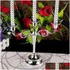 Titulares de vela titular rack metal casamento castiçal decoração europeu suporte luz para casa entrega gota jardim dhrtj