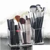 Storage Boxes Bins Cosmetic Eyebrow Brush Box Holder Acrylic Lipstick Organizer Makeup Diamond Pencil Stand Bathroom Display Drop Deli Ot1Sj