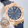 Audemar Piquet Watch Auto Mens Designer Holwatch Menwatch Box 63VV Yüksek Kaliteli İsviçre Mekanik Hareket UHR Geri Şeffaf Kauçuk Kayış Montre Royal Rel