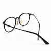 Sunglasses Frames HKUCO Classic Stylish Clear Lens Frame Glasses Black Circle