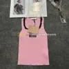 Square Neck Sport Top Women Sequin Tanks Tops Designer Letters Jacquard Vest Outdoor Yoga T Shirt