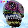 5mH (16.5ft) with blower wholesale New Arrival festival inflatable skull Halloween for sale giant ghost skeleton head fors Club Party Stage Decoration