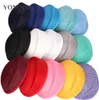 Charming 15 Colors Imitation Sinamay fascinator base DIY pillbox hat women party headwear material Occasion wedding hair accessori2866008