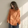 Kvinnor BLOUSES SPRING SOMMER KVINNA SKIRD LOOK CARDIGAN KOREAN Fashion Solid Color 2024 Long Sleeve Basic Tops Female Yoyikamomo