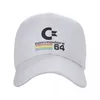 Casquettes de baseball personnalisées Commodore 64 Casquette de baseball Femmes Hommes Respirant C64 Amiga Ordinateur Chapeau de camionneur en plein air