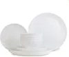 Dinnerware Sets White 12 Pcs Dish Set Durable Porcelain Bowls Microwave Dishwasher Safe Chip Resistant Plates