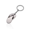 Anahtarlıklar basit anahtar zinciri ayakkabı flip floplar terlik loafer anahtarlık mücevherleri benzersiz tasarım moda anahtarlık hediyesi anahtar zincir yüzüğü toptan