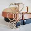 Cintura da donna Cintura casual versatile di nuova moda Cintura con fibbia decorativa d'amore