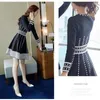 Casual Dresses 2024 Style Spring And Autumn Sweater Dress Jacket Women's Medium Long Winter Temperament Bottom Knitted Match Coat