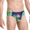 Mutande Mutandine da uomo Costume da bagno Slip sexy Stampati Pantaloncini a vita bassa Coppe Anti-imbarazzante Abbigliamento da spiaggia maschile