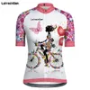 Sptgrvo Lairschdan Pink Pro Cycling Jersey Team 2019 Cycle Clothing Summer Woman مجموعة قصيرة MTB للدراجة الموحدة CITTH255R