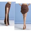 Stage Wear Adult Elegant Belly Dance Wrap Tie Skirt Women Sexy Long Spanish Costume Swing Dress Bandage Clothes Dancerwear