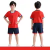 Jerseys Childrens Football t-shirt Boys Girls Soccer Jersey Sets Student Football Kits DIY Custom Kids Futebol Training Clothes Sports