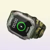 C20 MILITAIRE Smart Watch Men Carbon Black Ultra Army Outdoor Outdoor IP68 5ATM Waterdichte hartslag Blood Oxygen Smartwatch 20226131009
