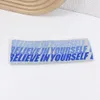 Headbands Headbands Elastic Headband for Women Fashion Trends Sports Unisex Head Band With Letter Words High Quality Headbands Hair Resilien