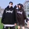 Kadın Hoodies Sonbahar ve Kış Çift Peluş Kalınlaştırılmış Sweatshirt Tasarım Tavşan Kulak Kadınlar Moda İns Loose Harajuku Ceket Hoodie