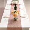 Table Cloth 2X Sparkly Rose Gold Sequin Runners 12X71 Inch Shimmer For Wedding Party Anniversary Birthday