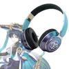 Foldbar låg latens mode trådlösa hörlurar cosplay bluetooth headset game musik sport hörlurar brusreducering hörlurar