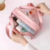 Cosmetic Bags PVC Organizer Wash Toiletry Bag Large Capacity Handheld Wet Dry Storage Outdoor Beach Swimming Makeup