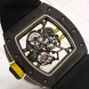 RM Wrist Watch Pilot Watch RMWatches Wristwatch RM61-01 Men's Series Yohan Blake Runway Black Ceramic Men's Watch