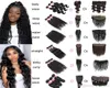 Meetu Body Straight Water Loose Deep Extensions Natural Color Kinky Curly Human Hair Bundles With Lace Frontal Closure 44 13x4 fo5020112