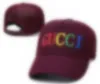 Ontwerper Baseball Cap caps hoeden voor mannen Vrouw voorzien hoeden Casquette luxe jumbo fraise snake tijger bij zonnehoeden verstelbaar c14