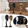 Decorative Objects & Figurines Decorative Figurines Mask Face Miniatures Ornaments Christmas Resin Abstract Figure Mini Thinker Modern Dh3Wg