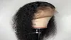 13x4 Parrucca di capelli umani Ricci anteriori in pizzo Parrucche di capelli umani per donne nere Remy brasiliana Nodi candeggiati Pre pizzicati con i capelli del bambino6201710