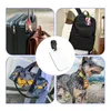 Keychains 10PCS DIY Sublimation Blank Luggage Tags Travel Bag Baggage With Strap Double Sided MDF Suitcase Label Tag