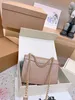 2024 nova moda bolsa de designer clássico saco qualidade original flip corrente saco casual um ombro crossbody saco caixa órgão