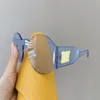 نظارة شمسية كبيرة الحجم نساء نظارة شمسية فاخرة أزياء صيف شمس Sonnenbrille UV حماية نظارات مع صندوق