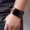 Watch Bands Leather Wrist Band For Apple Strap 49mm 45mm 44mm 41mm 40mm 42mm Man Style Bracelet Iwatch Series 8 Ultra 7 Se 6 5 4 3