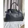 High end The * Row White Lily Same Margaux 15 Genuine Leather High Capacity Tote Bag Commuter Handbag Womens Bag