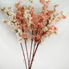 Högkvalitativ japansk körsbärsblommor Artificial Silk Flower Home El Mall Wedding Decoration Flowers PO Studio Props242a