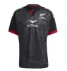 2023 Copa do Mundo Negros Rugby Jerseys Preto Nova Jersey Zelândia Moda Sevens 2023 2024 Todos Super Rugby Colete Camisa Polo Maillot Camiseta Maglia Tops